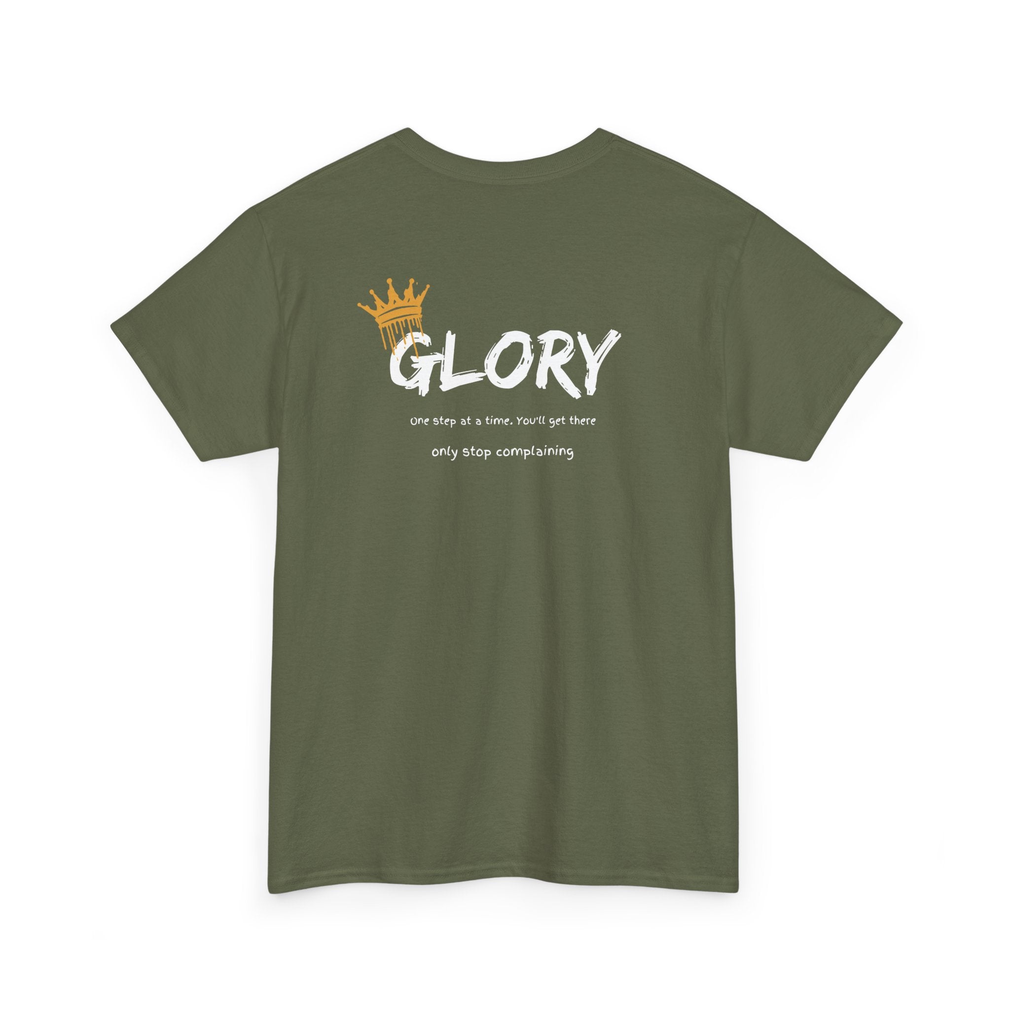 Unisex Heavy Cotton Tee with Inspirational Design - Perfect for Everyday Wear, Gifts, Casual Style, Motivational Quote Tee, Stop complaining.