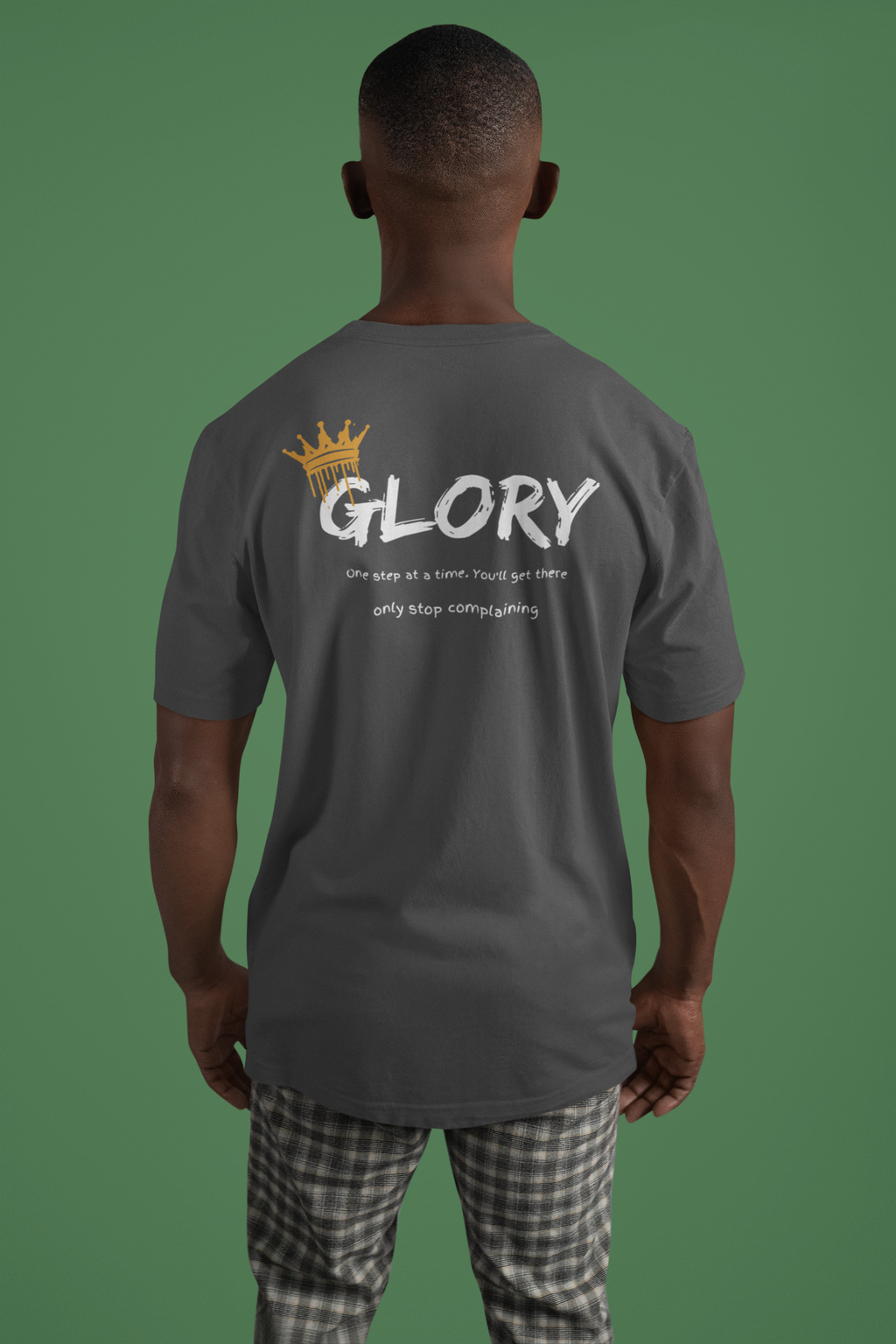 Unisex Heavy Cotton Tee with Inspirational Design - Perfect for Everyday Wear, Gifts, Casual Style, Motivational Quote Tee, Stop complaining.