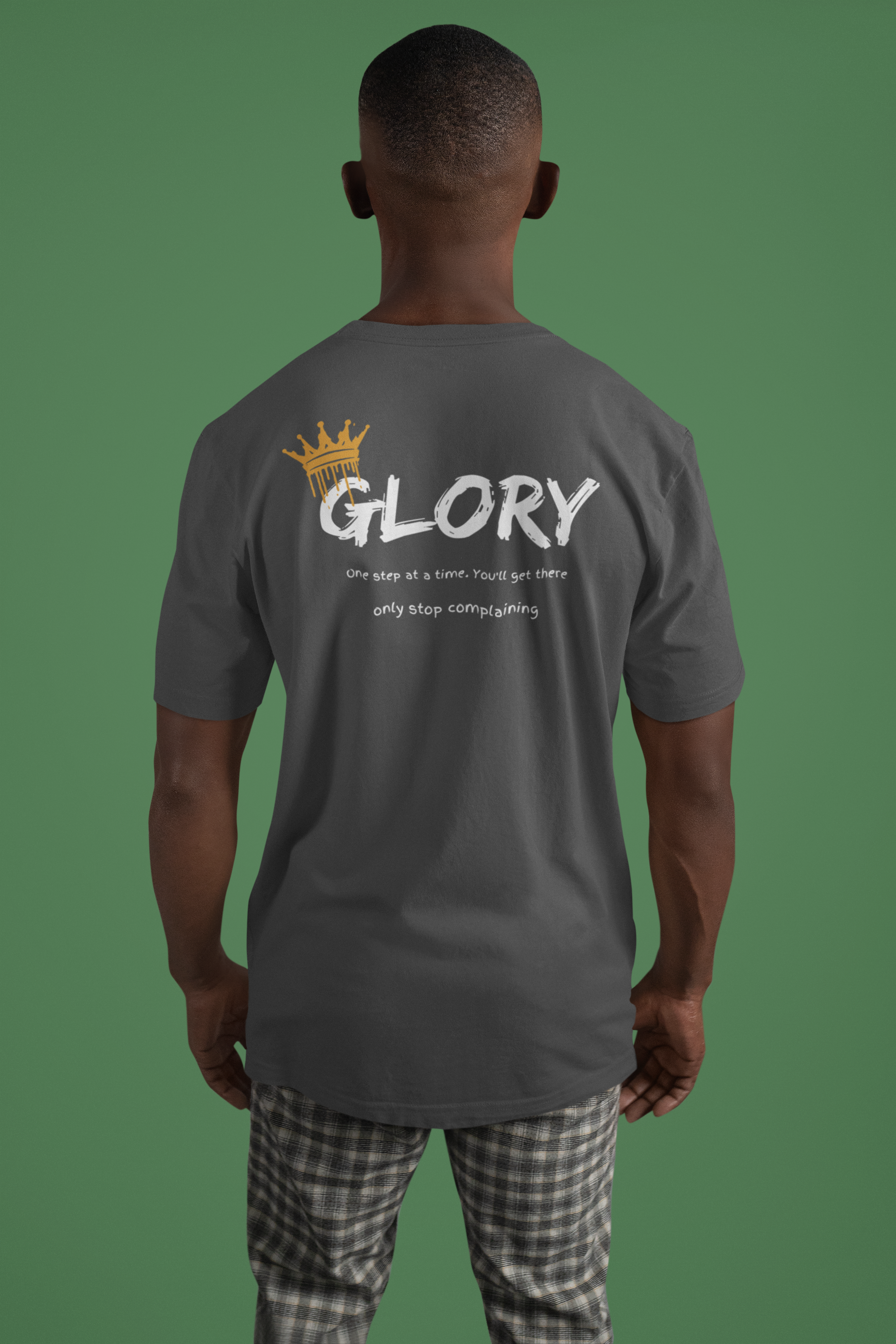 Unisex Heavy Cotton Tee with Inspirational Design - Perfect for Everyday Wear, Gifts, Casual Style, Motivational Quote Tee, Stop complaining.