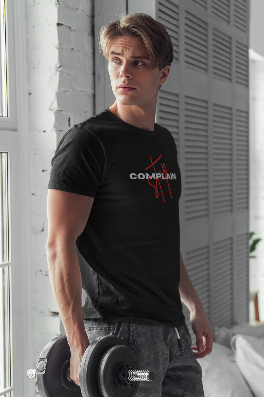 STOP COMPLAINING, Comfortable Unisex Heavy Cotton T-Shirt, Casual Style, Perfect for Gift Giving, Complain Style Shirt, Everyday Wear