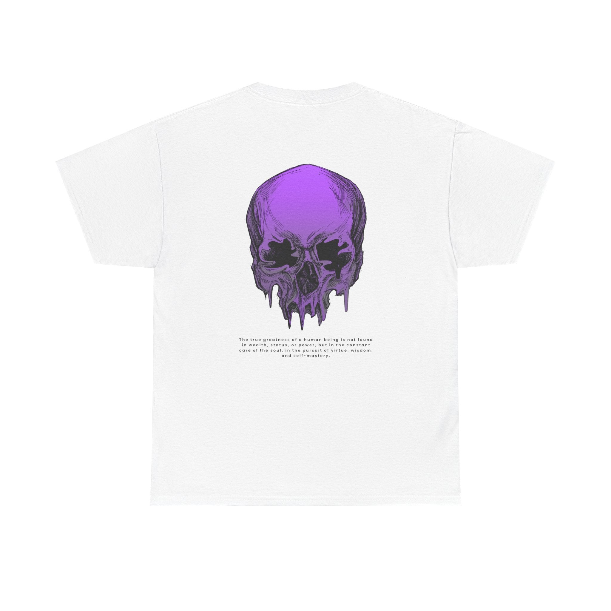 stop complaining t-shirt purple skull t-shirt urban, streetwear t-shirt, skull graphic tee, discipline mindset clothing, Purple Skull T-Shirt – Urban Streetwear Statement
